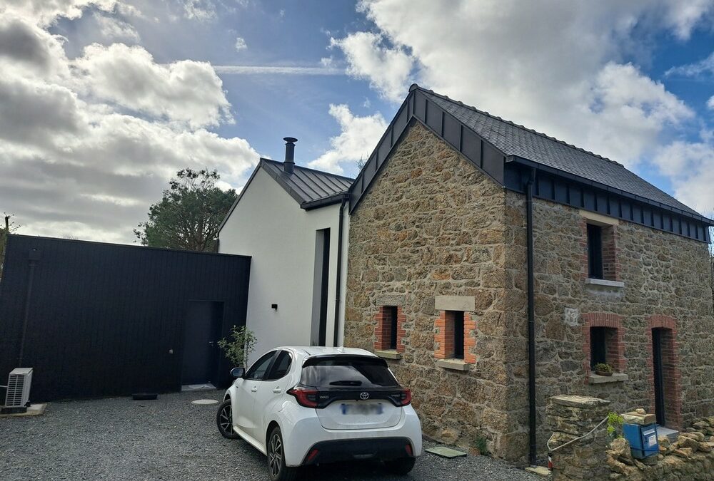 Rénovation et extension d&rsquo;une maison individuelle – Saint-Coulomb (35)